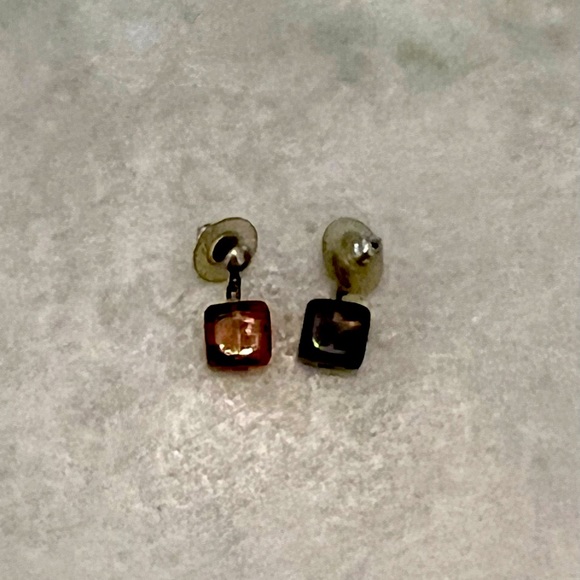 Earrings Amber colour - Picture 1 of 1